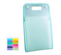 budiniao Expanding File Folder Vertical Handheld Organizer Lightweight Sturdy Holds Standard A5x11inch and Letter Size Papers 13 Layer Portable Test Paper Storage Bag Student