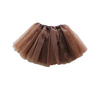 budiniao Farm Animal Costumes for Adults Tail Headband Multiple Color Tutu Skirt Clothing Accessories School Plays One Size, deep coffee, one size
