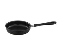 budiniao Frying Pan Non Stick Stainless Steel Egg Skillet With Ergonomic Handle Non Stick Face Allows To Less Oil When Cooking. Pancake Frying Pan Egg Electric Mini Grill, Black, 12.5cm