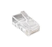 budiniao Hotel Internet Cable Modular Connector Replacement Transparent Network Connectors Computer Accessory Replacing Parts, 50 Pieces
