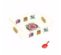 budiniao Katzenklo Kitten And Katzentoiletten Providing Reliable Hygiene And Easy Maintenance For Happy Feline Families Katzenklo Mit Hohem Rand Katzentoilette, white,carton box, Wealthy Man-L-spade