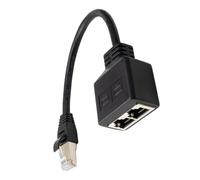 budiniao LAN LAN Splitter Network Extension Computer Connectivity Solution Enhances User Experience While Reducing Breakage Network Port Ethernet Connector Plug And Play, One to Two