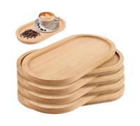 budiniao Matcha Tray Small Decorative Trays Eight Piece Bamboo Tray