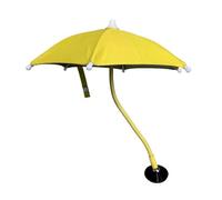 budiniao Mini Parasol Mobile Magnetic Phone Umbrella Sunny Days Suitable For All Series And Non-magnetic Android Devices, yellow