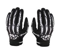 budiniao Motorcycle Gloves Motorcycle Gloves For Men Women Autumn Winter Multi Functional For Cycling And Motocross Motorbike Cycling Glove Skeleton Bones Pattern, L