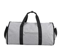budiniao Multifunction Garment Duffel Bag Travel Gym and Weekend Adventures with Multiple Zipper Pockets Wallets and Other Personal Items. Garment Duffel Bag Comes Adjustable, Light Gray, 55x29x30cm