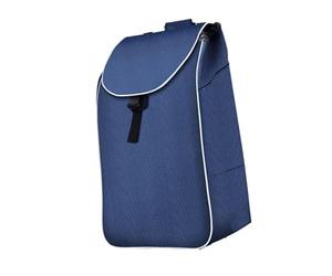 budiniao Portable Trolley Cart Spare Bag Only Compact Oxford Waterproof Storage for Groceries Folding Trolleys Folding Shopping Hand Cart Replacement Bag Only Trolley Spare, Deep Blue, 30x19x55cm