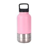 budiniao Portable Water Bowl For Dog Canine Companions Hydrated Anywhere Anytime Metal Dog Water Bottle Portable Outdoor Camping, C