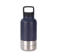 budiniao Portable Water Bowl For Dog Canine Companions Hydrated Anywhere Anytime Metal Dog Water Bottle Portable Outdoor Camping, A