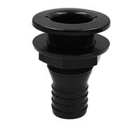 budiniao Reliable Plastic Thru Hull Bilge Pump Drain High Performance Thru Hull Fitting Not Recommended For Below Water Line. For 1-1/2'' Inner Diameter Hose.