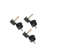 budiniao Replacement Tips Durable High Heel Tips Replacement Dowels Shoes Repair Accessories Last Long With Wear Resisting Features U Shape Can Last For Long Time, Black, 10.5x12.5mm