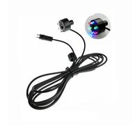 budiniao RGB 6 LED Lights AC12V Waterproof Aquarium Light Waterfall Decoration Night-Lights Garden Lamp Swimming Pool Fountains(3m/9.84ft Cable) (Multi-color)