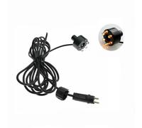 budiniao RGB 6 LED Lights AC12V Waterproof Aquarium Light Waterfall Decoration Night-Lights Garden Lamp Swimming Pool Fountains(3m/9.84ft Cable) (Yellow)