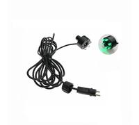 budiniao RGB 6 LED Lights AC12V Waterproof Aquarium Light Waterfall Decoration Night-Lights Garden Lamp Swimming Pool Fountains(3m/9.84ft Cable) (Green)