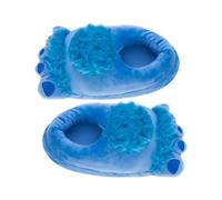 budiniao Slip Into Comfort Monster Adventure Slippers For Relaxing And Warm Evening Skin Friendly Polyester Hobbits Foot Slippers, blue, free size