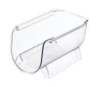 budiniao Stackable Clear Bottle Organizer Rack Durable Fitness Drinks And Efficient Space Utilization Card Slot Water Bottle Storage Plastic Rack Stackable Drink