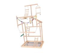 budiniao Stand Playset With Exercise Play Equipment Ladder And Chewing Toys Creating Joyful Moments For Birds Exercise Play Stand Bird Swing Climbing Hanging