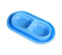budiniao Stylish Cat Dishes Featuring Ants Away Moat Widened Depth Easy To Clean Feeding Cats And Accompanying Dogs Cat Food And Water Bowl Set Of 2 Double Bowl