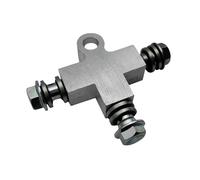 budiniao Tee Coupling Brake Line Tee Fittings Effective Stopping Power Enhanced Safe Construction Easy Upgrade Compatibility Ready to Car Brake Female Line System Parts