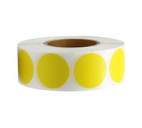 budiniao Thank Stickers Labels Gift Tags Holiday Present Stickers Adhesive Label On Gift Bags Envelopes and Boxes Cute Favour Seals. to On Envelopes Paper Craft, Yellow, 2.5cm