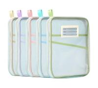 budiniao Three Layers Partition Document Pouches Organizing Different Subjects with Ease At Office A4 File Bags Comes is Designed Label Pocket for Easy Identification of Different Subjects.