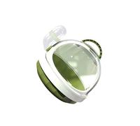 budiniao Transparent Small Animal Carrier Cage Hamster Carrier Cage Allows Pet Observation Enhancing Bond With Small Animals Hamster Travel Transparent Portable, green, 18.6x18.6x16cm