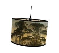 budiniao Unique Drum Shade Replacement 12 Table Lamp Featuring Eco Friendly Bamboo Enhances Kitchen Island Lighting Lamp Cover Hanging Ceiling Light Pattern Printed