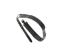 budiniao Waistband Gothic Medieval for Buckle Belt PU Leather Exquisite Strong Fashion Accessory All Saints Eve Cosplay Events Cosplay Costume Knights Dress Belt Jeans Jumpsuit, Black, 120x4.5cm