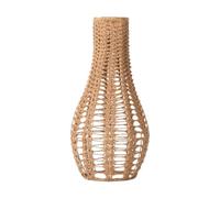 budiniao Woven Lampshade Rope Woven Lampshade Ceiling Lantern Cover Vintage Cotton Rope Lamp Shade Adding Sophistication To Any Room Weave Cotton Pendant Light