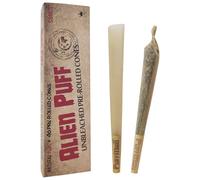 BudMan 40 Packs Pre Rolled Cones, (110 mm King Size Rolled Cones) Long Rolling Papers, With Tips & Slow Burning, Ultra-Thin