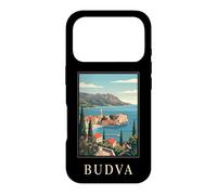 Budva Montenegro Adriatic Coast Travel Art Case for iPhone 17 Pro