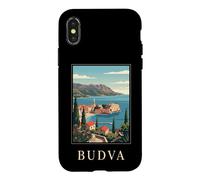 Budva Montenegro Adriatic Coast Travel Art Case for iPhone X/XS