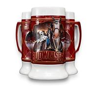 Budweiser 2022 Limited Edition Collectors SERIES #43 Clydesdale Holiday Stein - Ceramic Beer Mug for Men, Father, Husband - Collectable Room Decor for Den, Man Cave, Home Bar