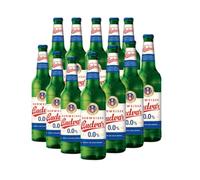 Budweiser Budvar 0.0% 330ml Bottles 12 Pack Alcohol Free Czech Lager Beer 0.0% ABV Non Alcoholic Beer Crisp Refreshing Lager Case Gift Set for Men Birthday