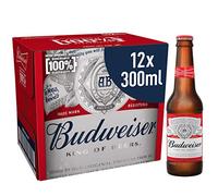 Budweiser Lager Beer Bottle 12 x 300ml
