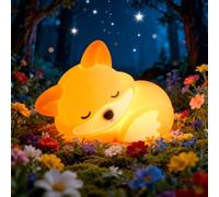 BUDZ Fox Night Light -3D Cute Fox Light, USB Powered, Touch Control & Timer, Perfect for Kids Bedroom,Best Birthday Gift for Kids