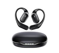 BUDZ Ultra Open Ear Headphones Wireless Bluetooth - Ergonomic Pro Bone Conduction Headphones with Soft, Airy Silicone Design, Over-The-Ear Earbuds for Running, Sports, Fitness and Workouts (Black)