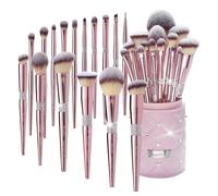Bueart Design 16Pcs Makeup Brushes Set with Elegant Design Holder Case,Premium Ultra Soft Professional Make up Brushes for Foundation,Blush,Powder,Highlighter,Contour,Eyeshadow