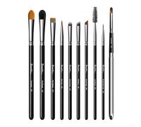 Bueart Design Essential Pro Grade Eye Makeup Brushes Set,Professional 10Pcs Ultra soft Eyeshadow Brushes,Eyeliner&Concealer&Stiff Brow&Lash&Lip Brush