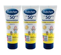 Bübchen SUN LOTION 3 x 100ml SPF 50+ Stiftung Warentest: GOOD - Sensitive -