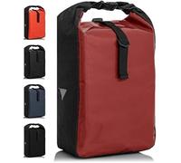 Büchel Merlot Bicycle Bag for Pannier Rack, Water-Repellent and up to 10 kg Load Capacity, Bicycle Pannier Rack Made of Tarpaulin, Pannier Rack Bag, Bicycle Rear Bags
