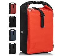 Büchel Unisex Tarpaulin Bicycle Bag, Pannier Rack Bags, Red, One Size EU
