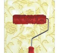 Bueer 7" DIY Patterned Paint Roller Decorative Rubber Roller with Plastic Handle (Model EG110)