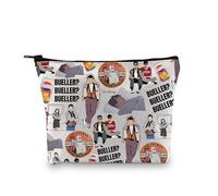 Bueller's Day Cosmetic Makeup Bag Ferris Bueller Movie Fans Gift Save Ferris Makeup Zipper Pouch Bag (Bueller-3)