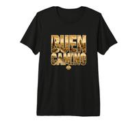 Buen Camino Camino De Santiago Pilgrim Route Spain Premium T-Shirt