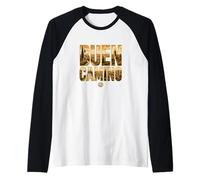 Buen Camino Camino De Santiago Pilgrim Route Spain Raglan Baseball Tee