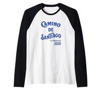 Buen Camino de Santiago de Compostela 2026 Way of Saint James Hiking Raglan Baseball Tee