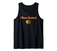 Buen Camino de Santiago Scallop Shell Pilgrim Design Tank Top