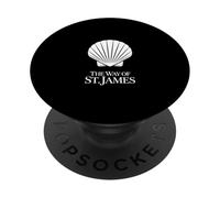 Buen Camino de Santiago Scallop Shell The Way of St James PopSockets Adhesive PopGrip