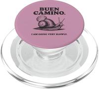 Buen Camino Snail Shirt I Am Going Very Slowly Hiking Spain PopSockets PopGrip for MagSafe